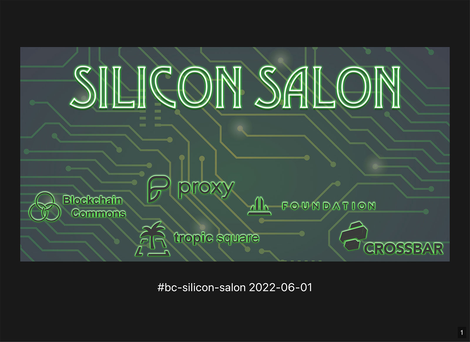 Silicon Salon 1