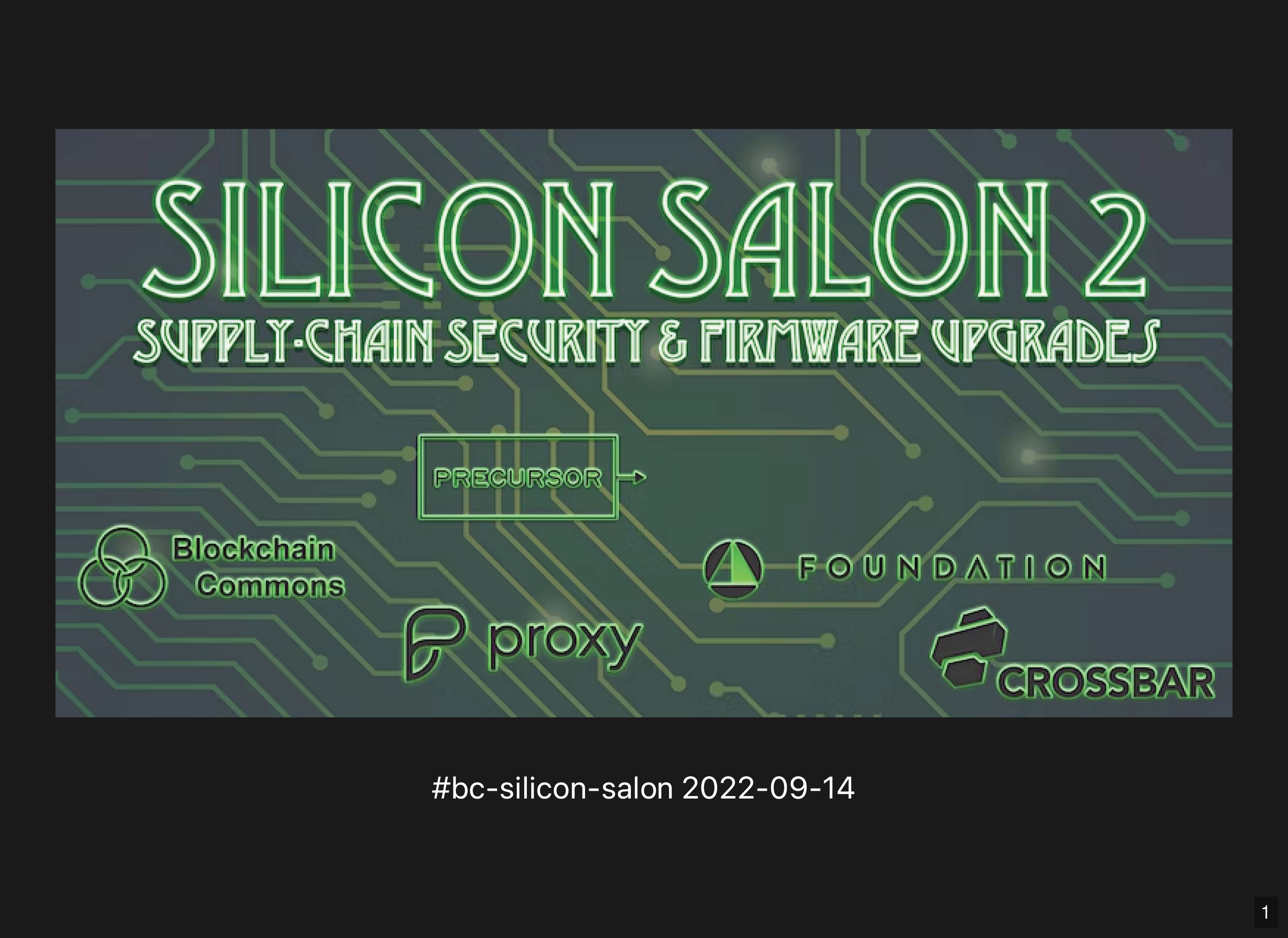 Silicon Salon Overview