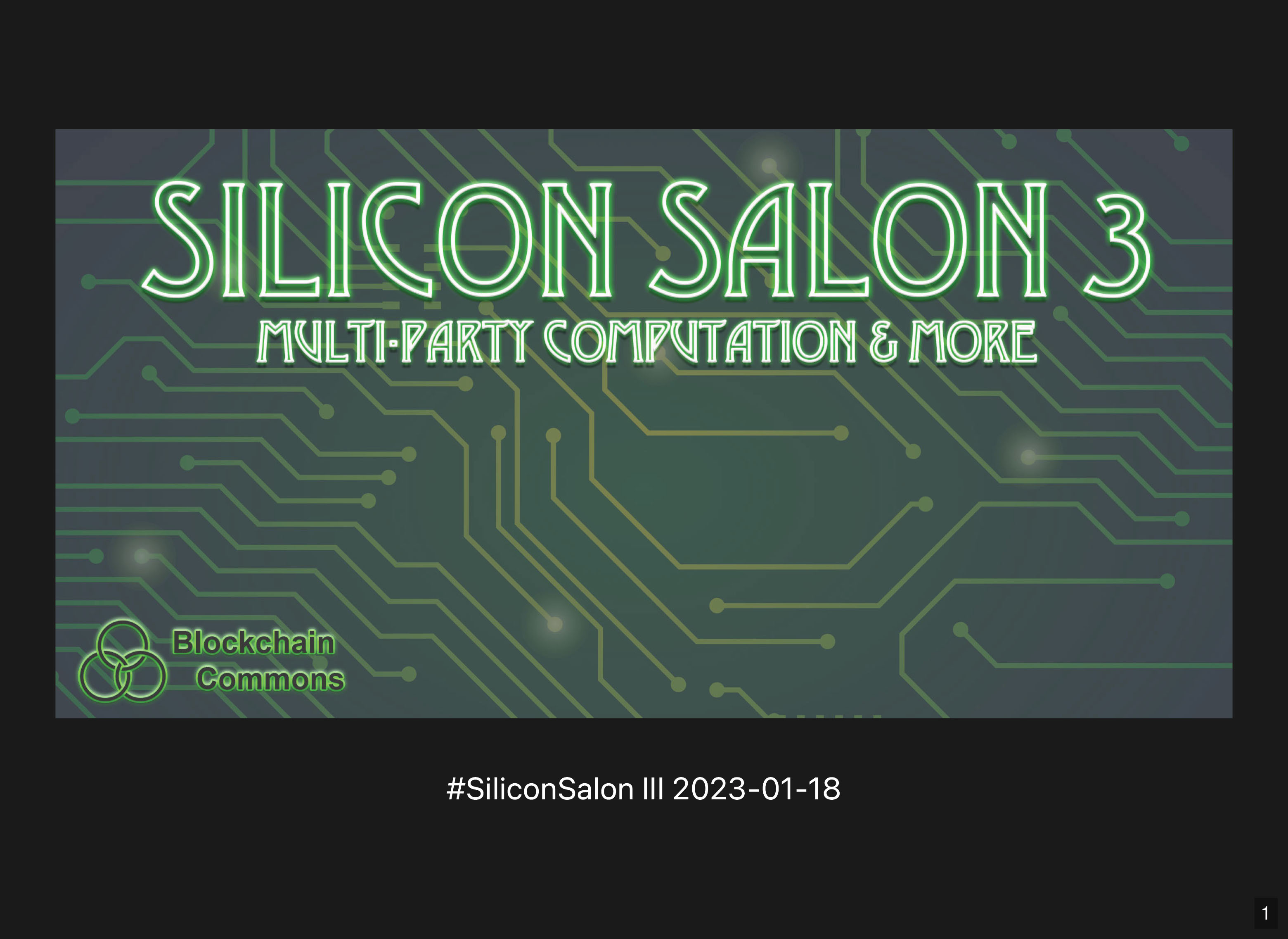 Silicon Salon Overview